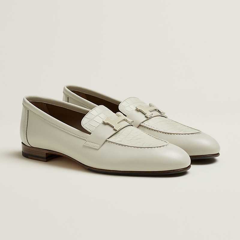 エルメス　モカシン　パリ　ホワイト　36 HERMES - エルメス Hermesモカシンパリ 白 36の通販 by Jane